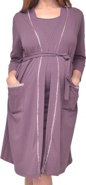 Халат для беременных Мамин Дом 44 Grace 25309 какао 