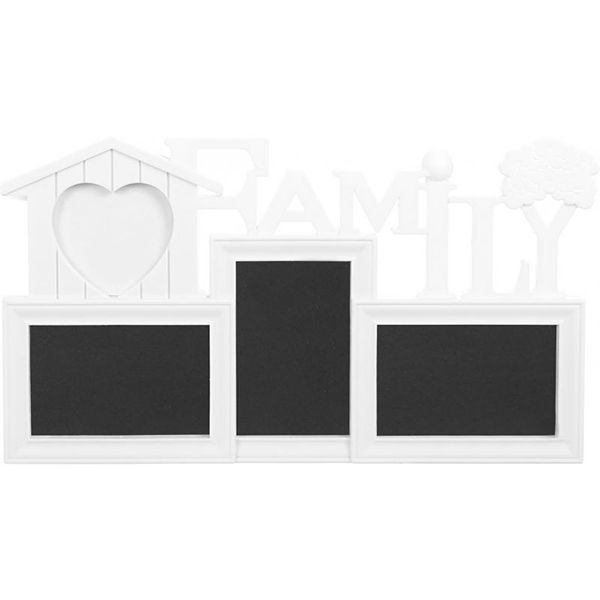 Фоторамка коллаж Семья с домиком 4 шт