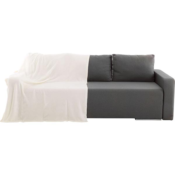 Плед мікрофібра Underprice Веселка молочний 125x150 см