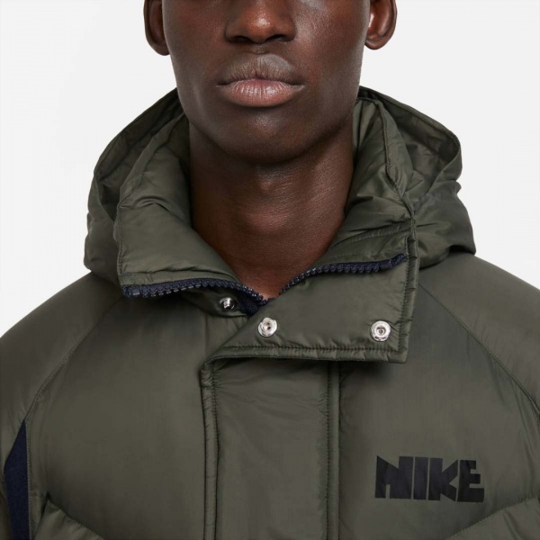 Пуховик Nike M NRG SACAI PARKA CT3269-355 р.L зеленый