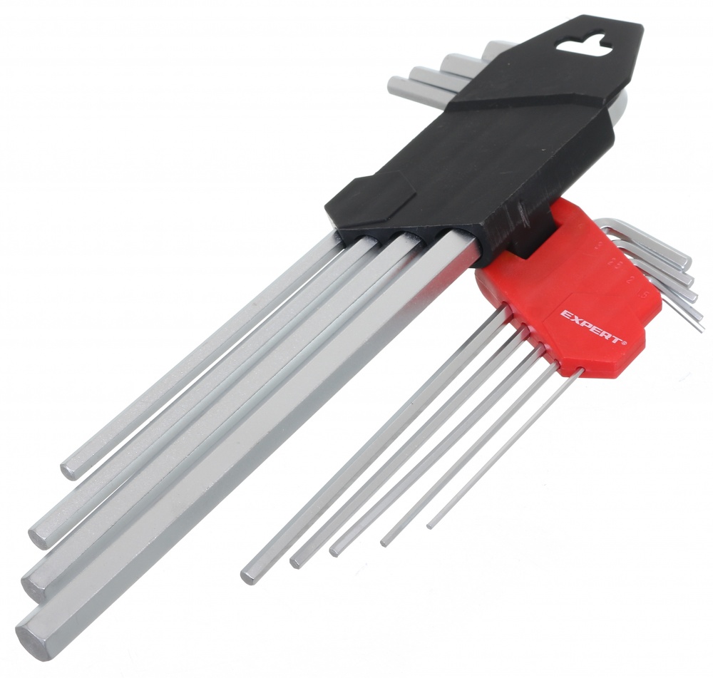 Набор ключей Expert имбусовых 228 мм HEX 1.5-10 мм 9 шт. EL-EX-228