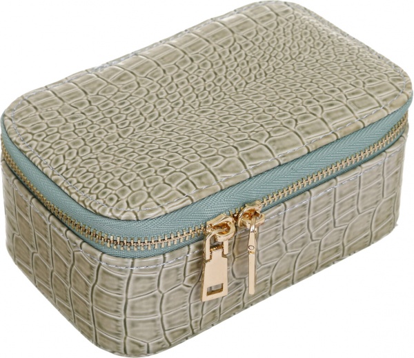 Шкатулка для украшений Royal weave 13х8х5,5 см зеленая