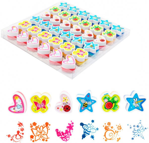 Іграшка Malevaro штамп дитячий Фігури 6 видів SS37A21