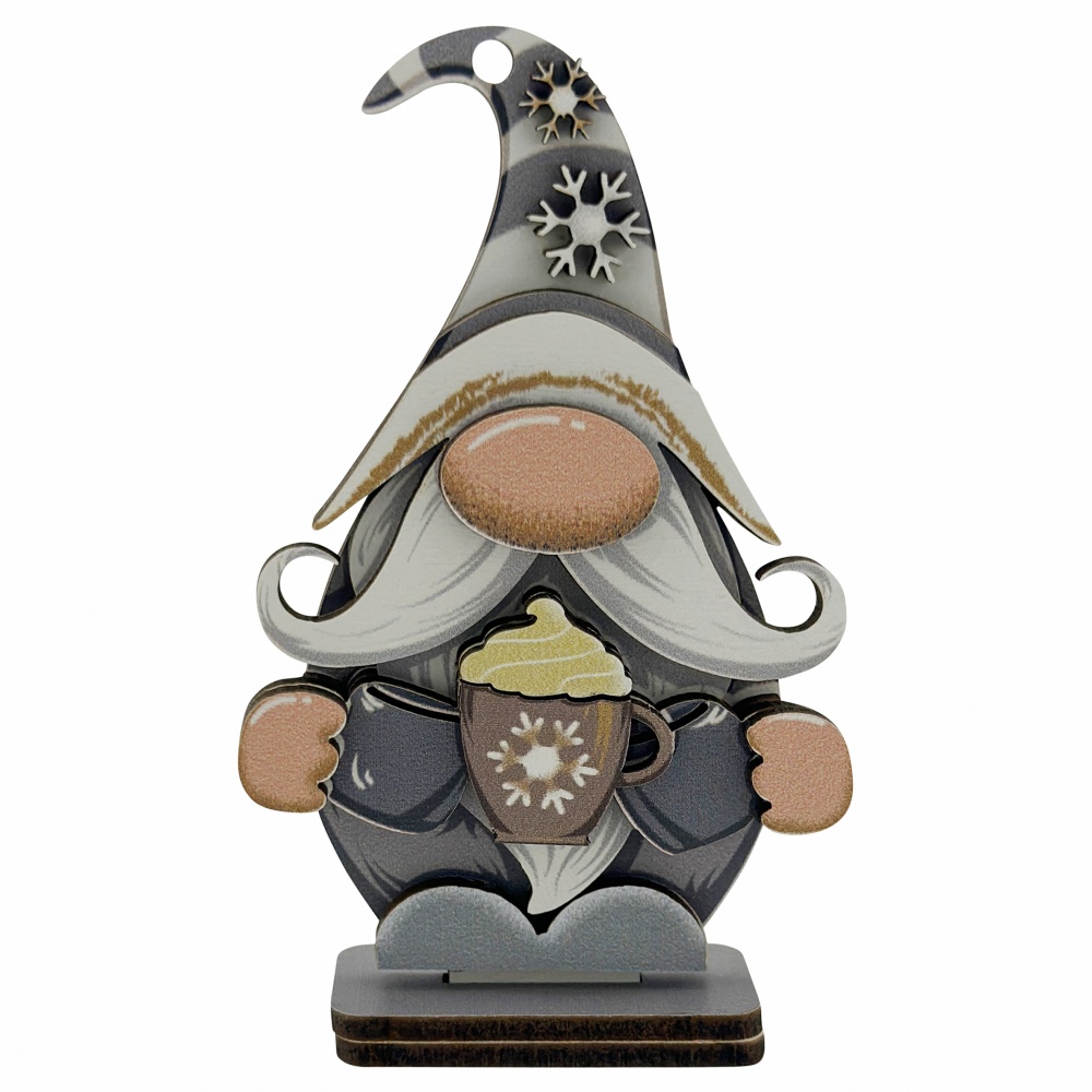 Ялинкова іграшка MIS LT Гном 12 см в асортименті