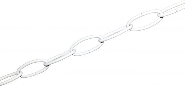 Цепь декоративная 3 мм 1 м белый