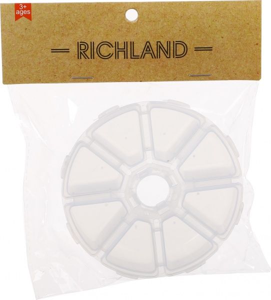 Ємність пластикова кругла для зберігання 8 відділів 1 комплектів 1 шт.