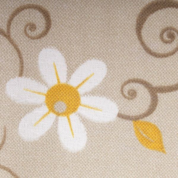 Скатерть Ginestra цветы 140x220 см желтый Gemitex 