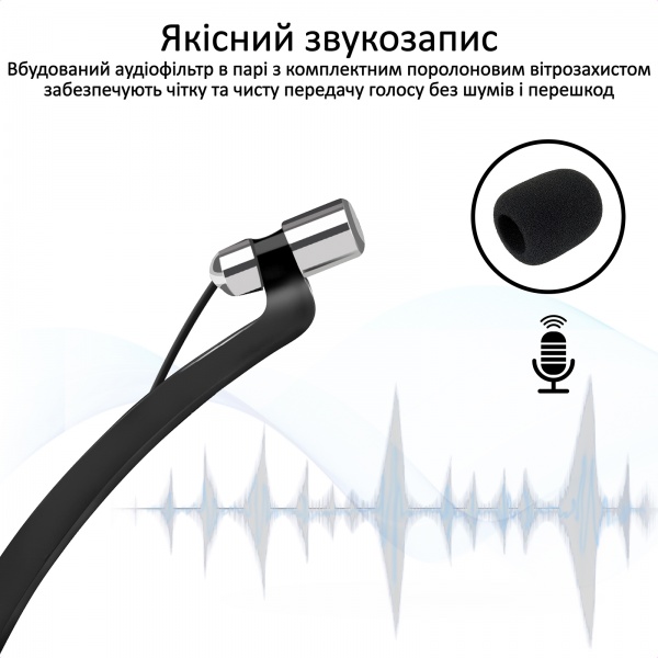 Мікрофон Promate Tweeter-5 Mini-jack 3.5 мм Black