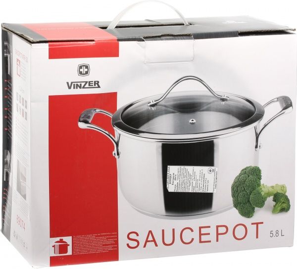 Кастрюля Chef Series 5,8 л Vinzer