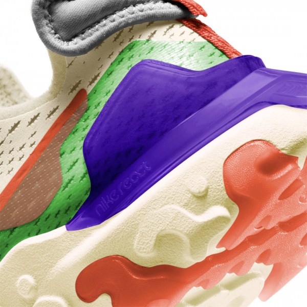 Кроссовки Nike React Vision CI7523-104 р.US 11 разноцветный