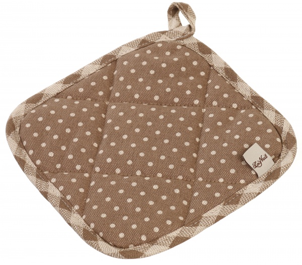 Прихватка Lucy горошок 20x20 см бежевий La Nuit 