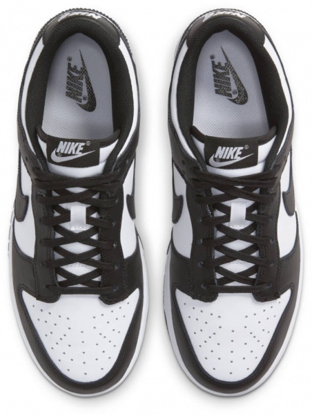 Кросівки Nike DUNK LOW WHITE BLACK DD1503-101 р.38 чорно-білий