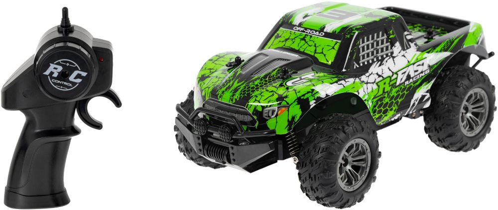 Автомобиль на радиоуправлении OTAMANKO Скоростной вездеход OFF-ROAD RACER зеленый 1:18 532.02.55