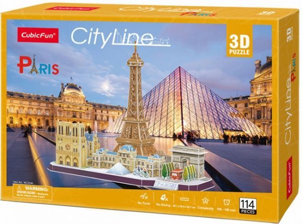 3D-конструктор CubicFun CITY LINE PARIS