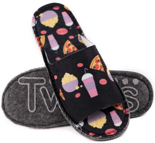 Капці домашні Twins Тістечко р. 36/37 чорний 4413 