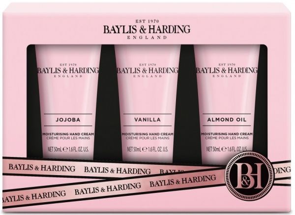 Набір подарунковий для жінок Baylis&Harding Jojoba, Vanilla&Almond Oil BH20JO3HC