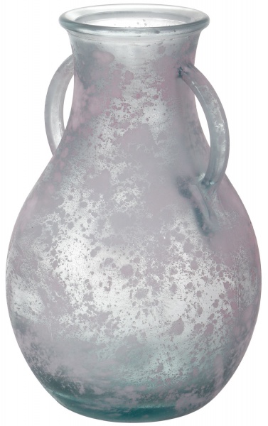 Ваза стеклянная San Miguel CANTARO 5,5 л 32 см розовый античный 