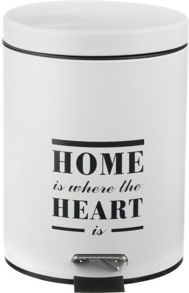 Відро з педаллю Trento Home Heart 46407