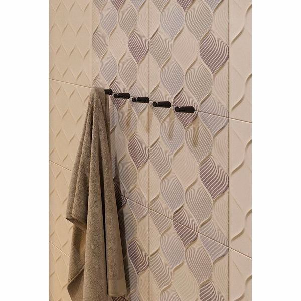 Плитка Golden Tile Isolda світло-бежевий декор №1 7МV151 25x33 