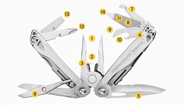 Мультитул Leatherman Wingman, 14 инструментов 832523