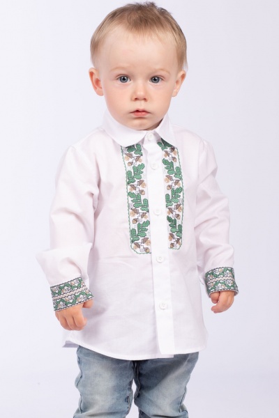 Сорочка-вишиванка Едельвіка р.80 білий 99-21/00 