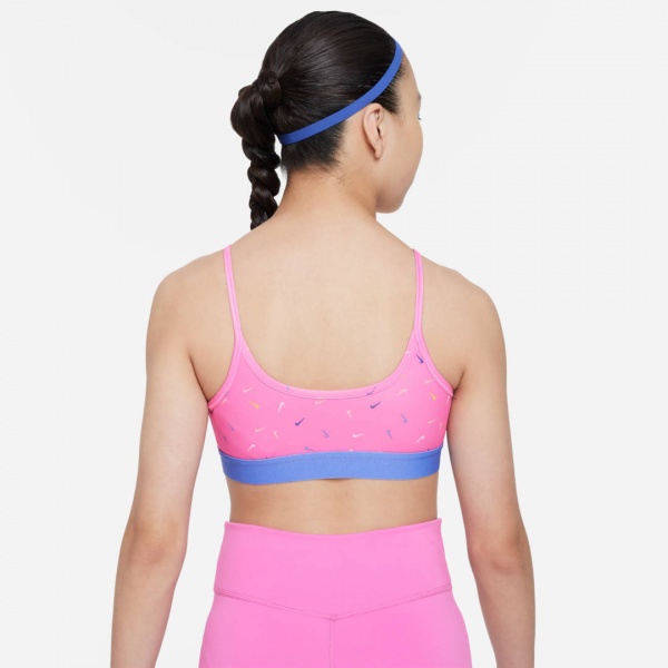 Бра Nike G NK ONE BRA LOGO PRINT FD4852-675 р.S рожевий