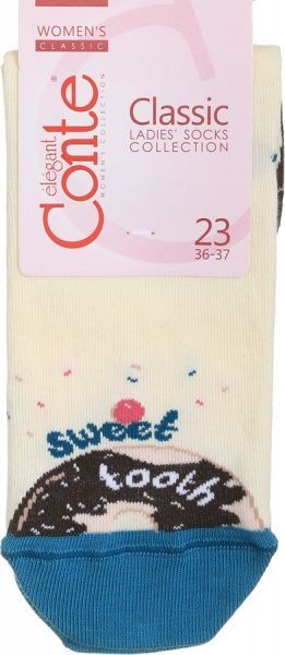 Носки Conte CLASSIC 7С-22СП 115 р. 23 кремовый 