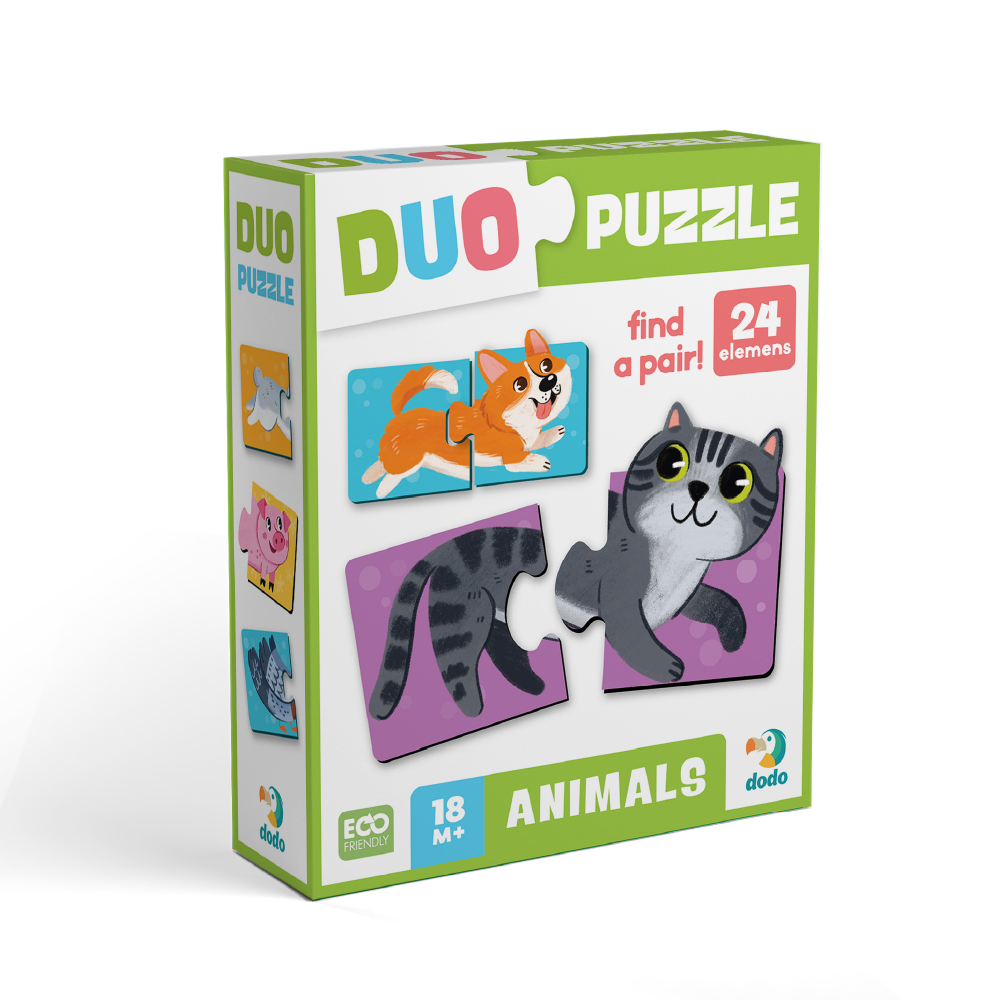 Пазл DoDo ДУО Животные-половинки 300689