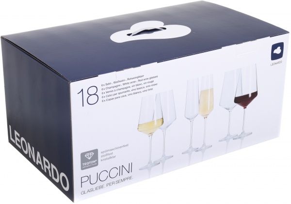 Набор бокалов Puccini 18 шт. Leonardo 