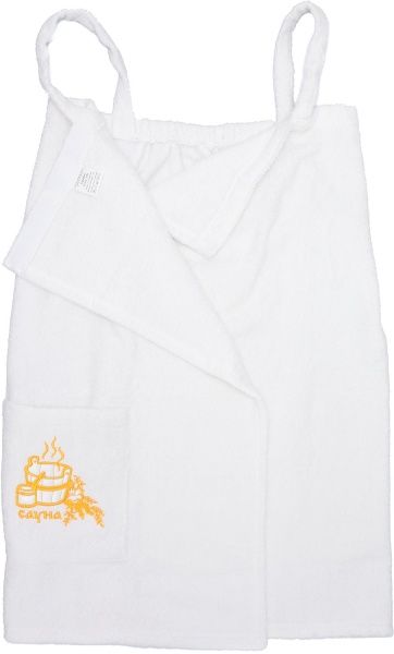 Сарафан для сауни р. XXL/XXXL білий 
