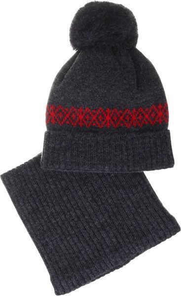 Комплект шапка + снуд Pompona для мальчиков р.50-52 графит 20 Z P 90 k 