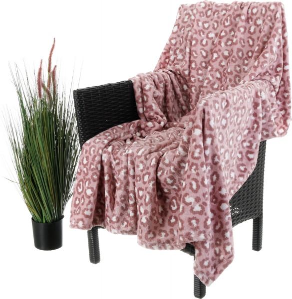 Плед Rose 160x200 см розовый La Nuit 