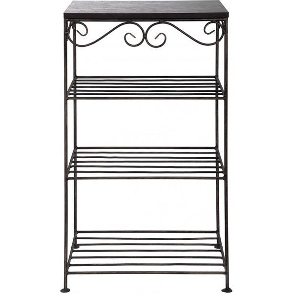 Подставка для обуви Метал Арт Дубай 350x500x850 мм черный 