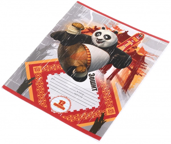 Зошит шкільний уф-лак 12 аркушів у лінійку в асортименті Мрії збуваються