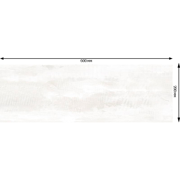 Плитка Allore Group Whitewood White W M 20x60 NR Mat 1 