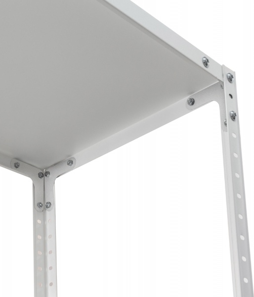 Стеллаж металлический УХЛ-Маш white 1860x950x400 мм металл полка 5 шт. краска 