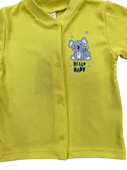 Кофтинка дитяча унісекс Bambinelli р.80 жовтий Кф301-7 