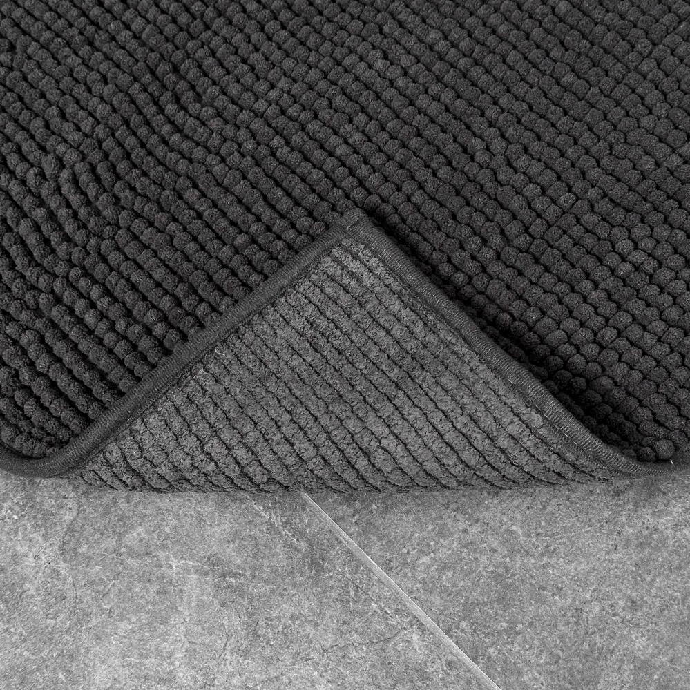 Набір килимків Dariana Махрамат Стандарт 60x50+60x90 см чорний