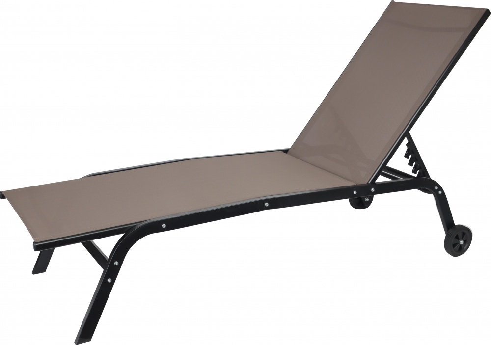 Шезлонг Indigo 55x185 см какао