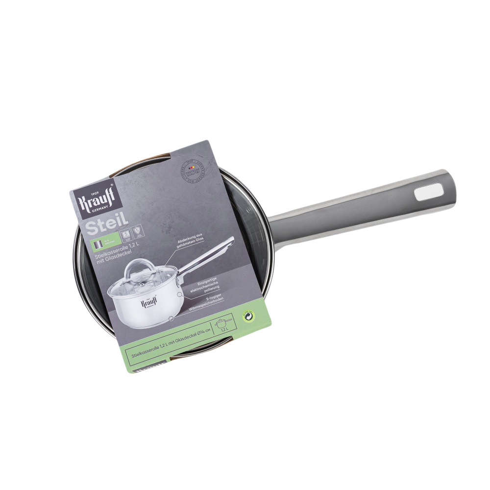 Ківш з кришкою Krauff Steil 1,2 л 26-238-072