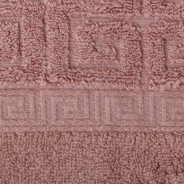 Полотенце махровый Греция 100x150 см пудровый Luna 