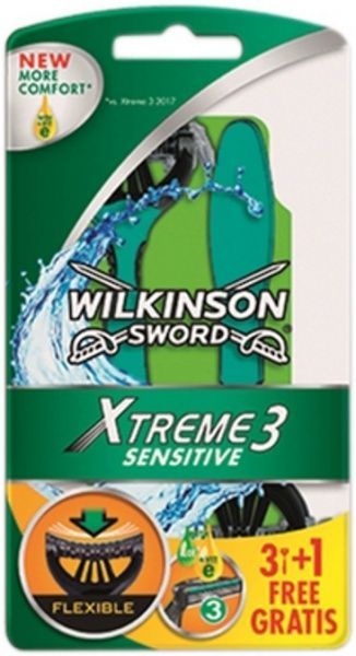 Станки одноразові WILKINSON SWORD Xtreme3 Sensitive 4 шт.