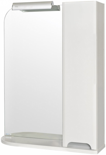 Зеркало со шкафчиком Aqua Rodos Бостон 65 шкафчик справа 