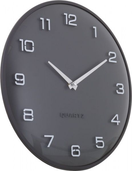 Часы настенные Moon 30,5 см графит