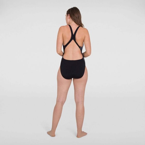 Купальник Speedo PLMT_PBCK_AF 8-06187F330 р.34 чорно-білий