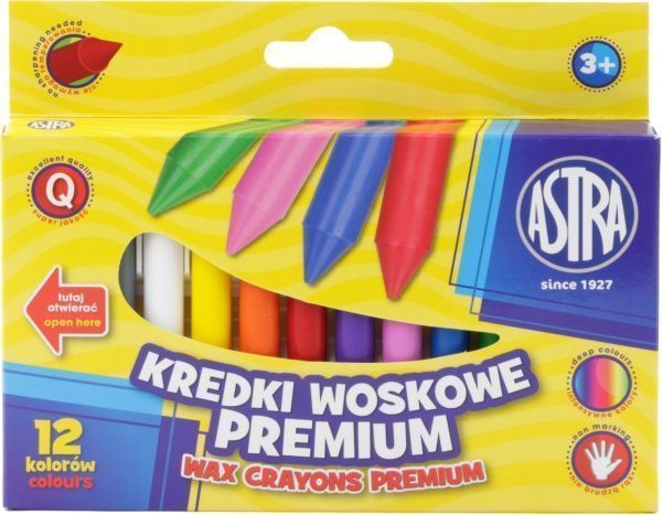 Олівці воскові Astra Astra 12 шт.