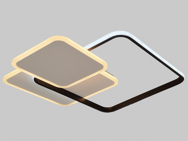 Світильник світлодіодний Hopfen з пультом ДК 80 Вт білий 3000-6500 К RHOMBUS 80 BW 