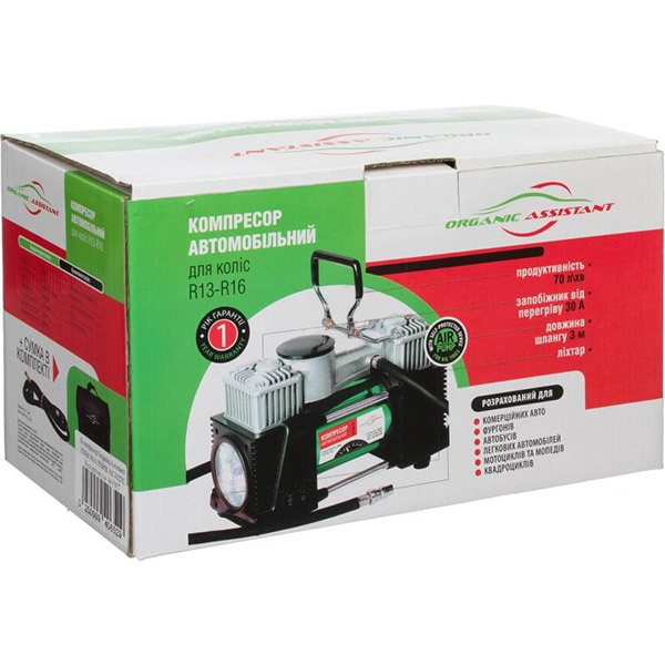 Компрессор автомобильный Organic Assistant AC102-7C