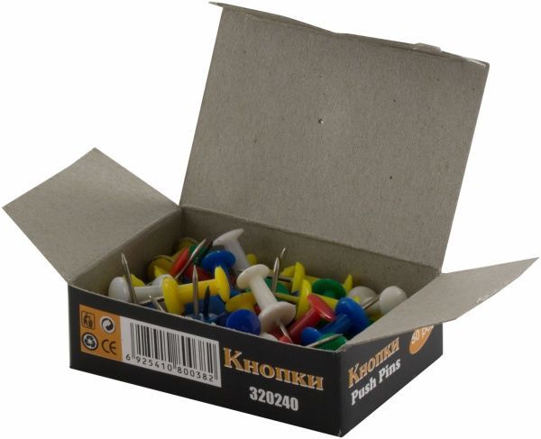 Кнопка Leader DR 50 шт. кольорові 