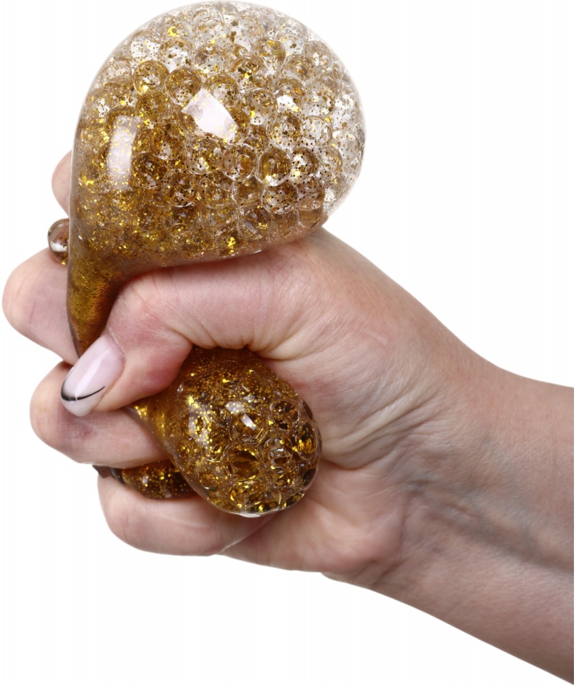 Игрушка-антистресс PIXIE блестящий мяч 70 мм в ассорт. CKS-10483